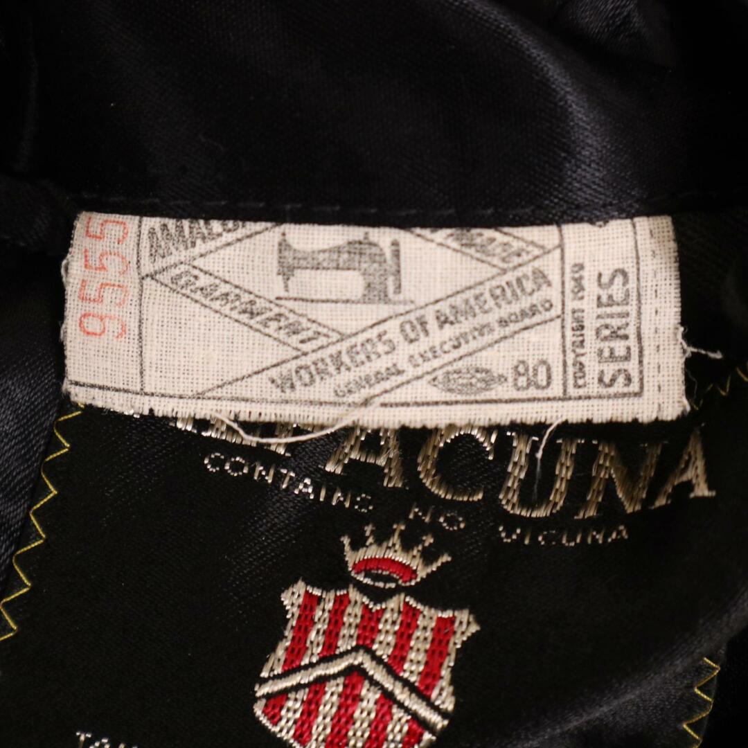 80年代 USA製 ALPACUNA カシミヤ チェスター コート ブラック 80年代 USA製 ALPACUNA カシミヤ チェスター コート ブラック