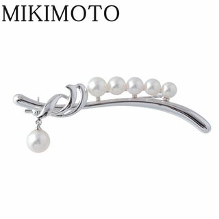 MIKIMOTO - ミキモト パール ブローチ シルバー アコヤパール4.5mm～6.7mm MIKIMOTO【17407】
