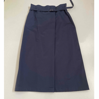 アイシービー(ICB)のicBタイトスカート　紺色　サイズ4(ひざ丈スカート)