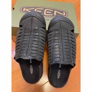 キーン(KEEN)の【HYKE×KEEN】　サンダル　ブラック　23.5センチ(サンダル)