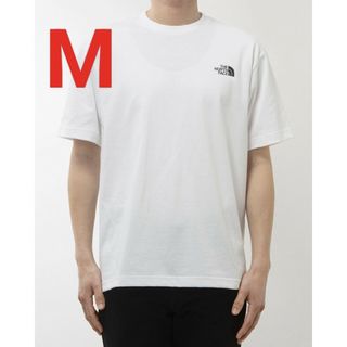 ザノースフェイス(THE NORTH FACE)のノースフェイス メンズ ヌプシ 半袖 Tシャツ ホワイト 白 無地 M(Tシャツ/カットソー(半袖/袖なし))