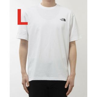 ザノースフェイス(THE NORTH FACE)のノースフェイス メンズ ヌプシ 半袖 Tシャツ ホワイト 白 無地 L(Tシャツ/カットソー(半袖/袖なし))