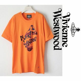 ヴィヴィアンウエストウッド(Vivienne Westwood)の新品【ヴィヴィアンウエストウッド MAN】ロゴときのこ ORB刺繍 Tシャツ L(Tシャツ/カットソー(半袖/袖なし))