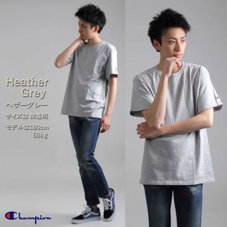 チャンピオン(Champion)のチャンピオン Tシャツ Champion 半袖 ヘザーグレー(Tシャツ/カットソー(半袖/袖なし))