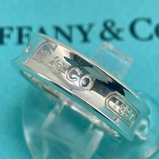Tiffany & Co. - 22号 ティファニー ナロー 1837 シルバー リング ワイド 24-735