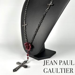 ジャンポールゴルチエ(Jean-Paul GAULTIER)のJean Paul GAULTIER ビンテージ ロザリオ クロス ネックレス(ネックレス)