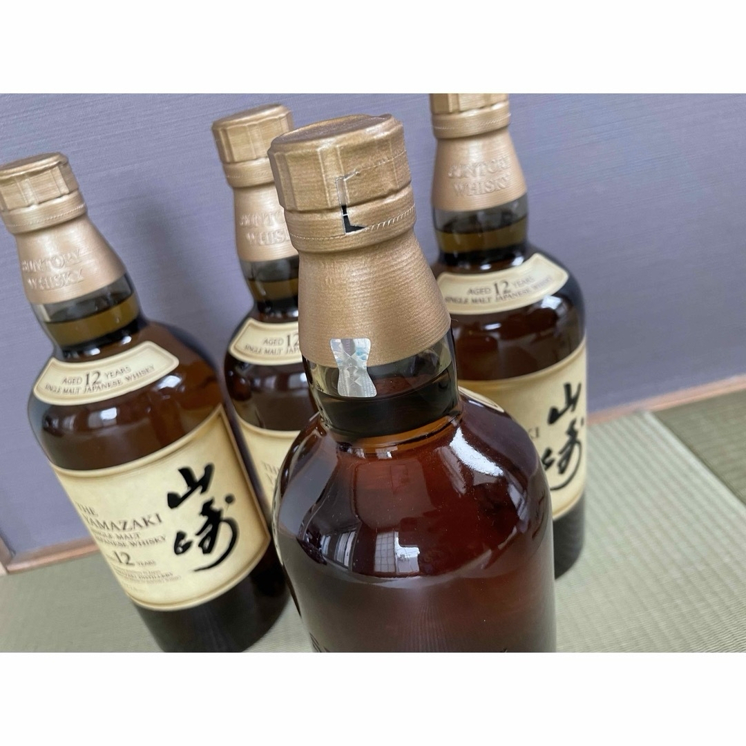 サントリー - 4本セット サントリー シングルモルト 山崎12年 サントリー - 4本セット サントリー シングルモルト 山崎12年
