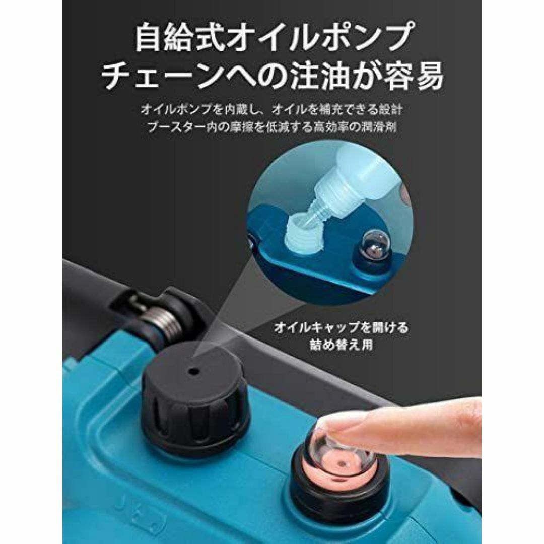 チェーンソー 8インチ 電動 充電式 コードレス ハンディ チェーンソー 8インチ 電動 充電式 コードレス ハンディ