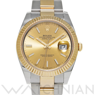ロレックス(ROLEX)の中古 ロレックス ROLEX 126333 ランダムシリアル シャンパン メンズ 腕時計(腕時計(アナログ))