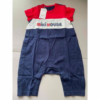 mikihouse - ミキハウス 新品未使用 タグ付き 新作 ロゴTシャツ 半袖ロンパース