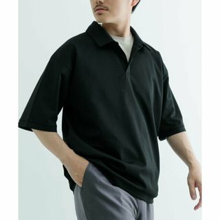 アーバンリサーチアイテムズ(URBAN RESEARCH ITEMS)の【BLK】リサイクルポンチ スキッパーポロシャツ(Tシャツ/カットソー(半袖/袖なし))