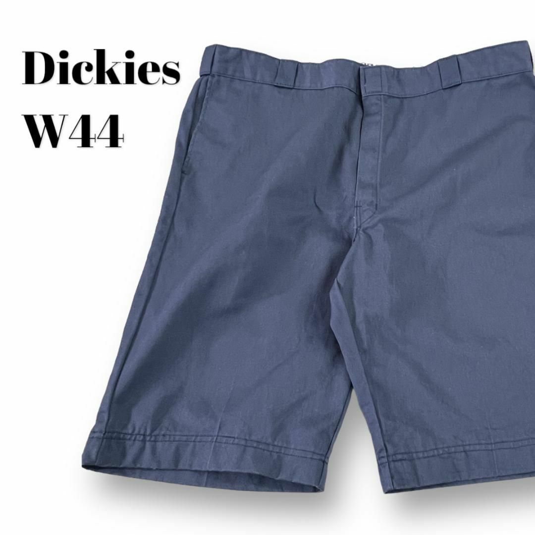 Dickies(ディッキーズ)の874 Original Fit　ワークパンツ　ディッキーズ　古着　紺　W44 メンズのパンツ(ショートパンツ)の商品写真