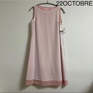 22 OCTOBRE - 新品 15000円 22OCTOBRE ミニ ワンピース 38 タグ付き 未使用