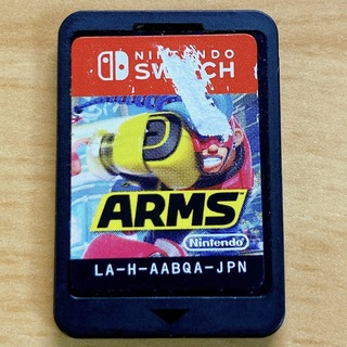 ニンテンドースイッチ(Nintendo Switch)のARMS アームズSwitch  ソフトのみ　シール剥がれあり(家庭用ゲームソフト)