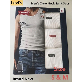Levi's - 新品　リーバイス　速乾メンズタンク　3枚　サイズS&M  ソフト生地