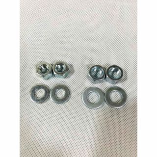 自転車/ハブ軸ナット/普通自転車/14mmと15mm 2個づつ/合計4個(工具/メンテナンス)