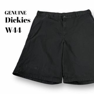 ディッキーズ(Dickies)のGENUINE Dickies　ワークパンツ　ハーフパンツ　古着　黒　W44(ショートパンツ)