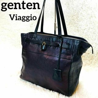 ゲンテン(genten)の【希少】genten Viaggio ゲンテン　ヴィアッジョ　トートバッグ(トートバッグ)