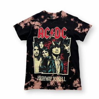 ACDC タイダイ Tシャツ メンバー イラスト ロゴ バンドT ロックT(Tシャツ/カットソー(半袖/袖なし))