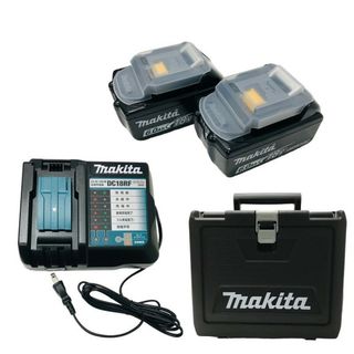 Makita - マキタ4点セット バッテリ BL1860B ×2個 / 充電器 DC18RF / ケース / ドライバの付属はなし makita 【未使用品】 22405K414