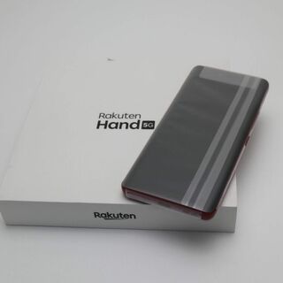 アンドロイド(ANDROID)の新品 SIMフリー Rakuten Hand 5G クリムゾンレッド M666(スマートフォン本体)