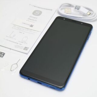 ギャラクシー(Galaxy)の超美品 SIMフリー Galaxy A7 ブルー  M666(スマートフォン本体)