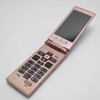 キョウセラ(京セラ)のau KYF36 かんたんケータイ ピンク 白ロム M666(携帯電話本体)