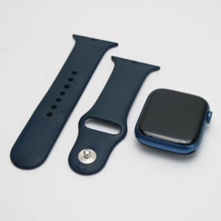アップル(Apple)の新品同様 Apple Watch Series7 45mm GPS ブルー  M666(その他)