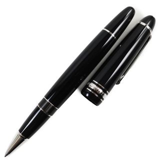 モンブラン(MONTBLANC)の極美品●MONTBLANC モンブラン マイスターシュテュック Pix ル・グラン キャップ式 ホワイトスター ボールペン ブラック シルバー ドイツ製 筆記確認済み(ペン/マーカー)