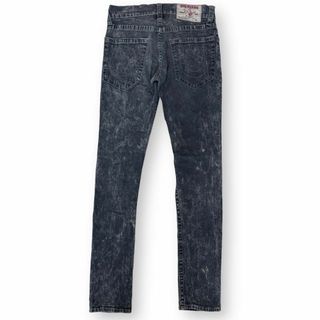 トゥルーレリジョン(True Religion)のトゥルーレリジョン ブラックデニム スキニー ケミカルウォッシュ w29(デニム/ジーンズ)