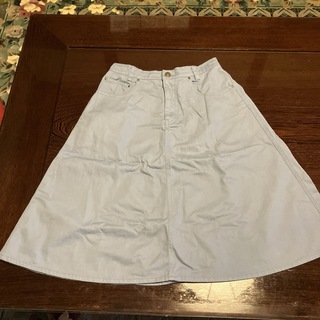 ショコラフィネローブ(chocol raffine robe)のショコラフィネローブ 水色 膝下 スカート(ロングスカート)