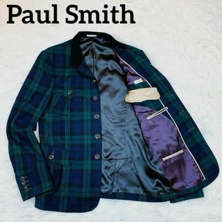 ポールスミス(Paul Smith)の【美品】ポールスミス ブラックウォッチ柄 テーラードジャケット   L(テーラードジャケット)