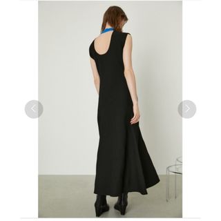 リムアーク(RIM.ARK)のRIM.ARK /リムアーク Ｐｉｎ　ｔｕｃｋ　ｆｌａｒｅ　ｄｒｅｓ(ロングワンピース/マキシワンピース)