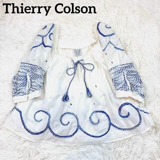 ティエリーコルソン(Thierry Colson)のThierry Colson ティエリーコルソン EVITA ブラウス 刺繍(シャツ/ブラウス(長袖/七分))