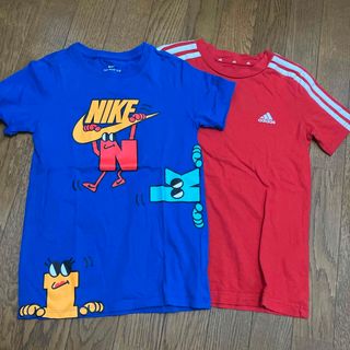 ナイキ(NIKE)のNIKE adidas  Tシャツ2枚組　福袋　130(Tシャツ/カットソー)