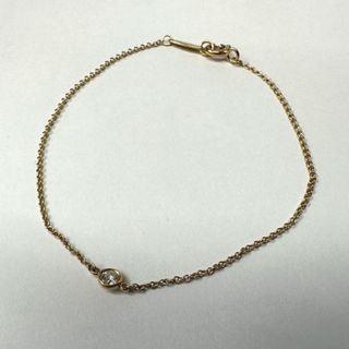 ティファニー(Tiffany & Co.)のティファニー ブレスレット エルサ・ペレッティ バイザヤード K18 レディース Ft605201 美品・中古(ブレスレット/バングル)