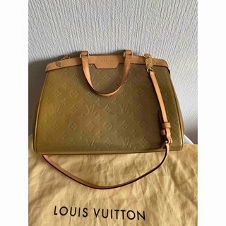 ルイヴィトン(LOUIS VUITTON)の[未使用品]LOUIS VUITTONルイヴィトンブレアMMヴェルニ　ゴールド(ハンドバッグ)