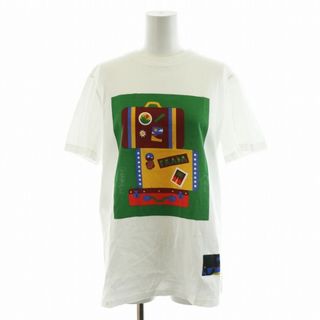 プラダ(PRADA)のプラダ PRADA 18SS Tシャツ カットソー 半袖 コットン XS 白(Tシャツ(半袖/袖なし))