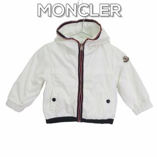 MONCLER - モンクレール MONCLER フーデットジャケット ブルゾン ホワイト ベビー