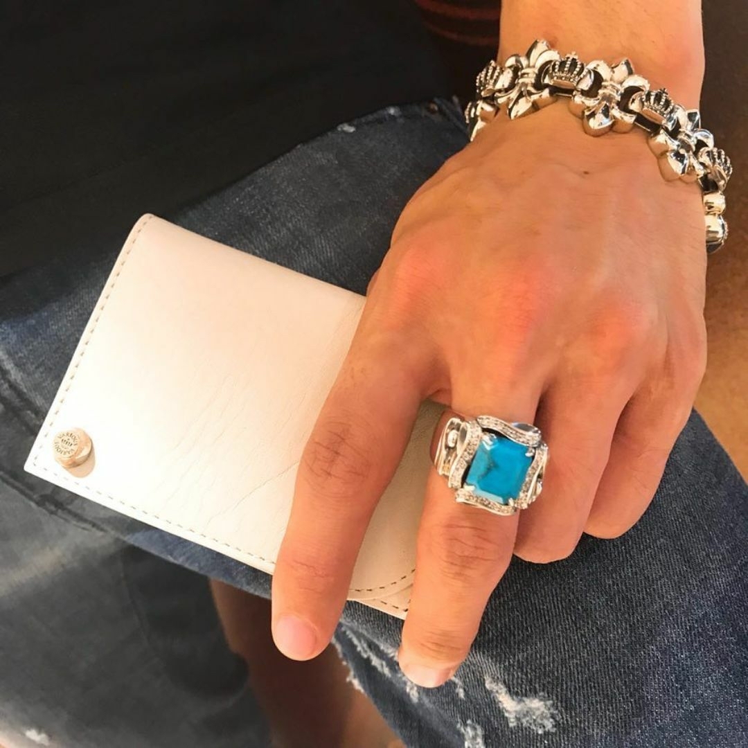 Justin Davis - 定価28.1万☆清春着用Justin Davis ユリモチーフ Justin Davis - 定価28.1万☆清春着用Justin Davis ユリモチーフ