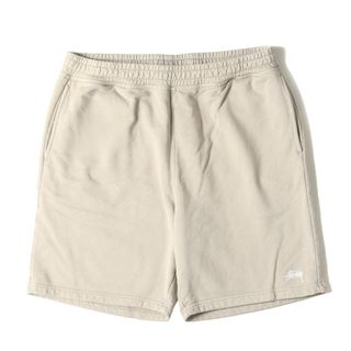 ステューシー(STUSSY)のSTUSSY ステューシー パンツ サイズ:XL 23SS ストックロゴ スウェット ショーツ Stock Logo Short サンド ボトムス ショートパンツ ズボン【メンズ】【中古】(ショートパンツ)