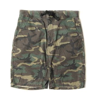 ベドウィン(BEDWIN)のBEDWIN ベドウィン パンツ サイズ:2 ウッドランドカモ リップストップ クライミング ショーツ RIPSTOP CLIMBING SHORT PANTS FD ERIC 迷彩 ボトムス ショートパンツ ズボン【メンズ】【中古】(ショートパンツ)