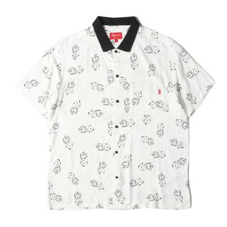 シュプリーム(Supreme)のSupreme シュプリーム シャツ サイズ:L 19SS ダイス柄 レーヨン 半袖シャツ Dice Rayon S/S Shirt ホワイト 白 トップス カジュアルシャツ【メンズ】【中古】(シャツ)