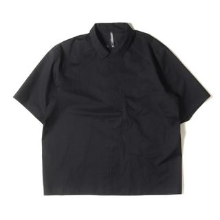 美品 ARC TERYX アークテリクス シャツ サイズ:L VEILANCE デムロ ストレッチ リップストップナイロン 半袖シャツ Demlo SS Shirt / 2023年製 ブラック 黒 トップス カジュアルシャツ【メンズ】【中古】