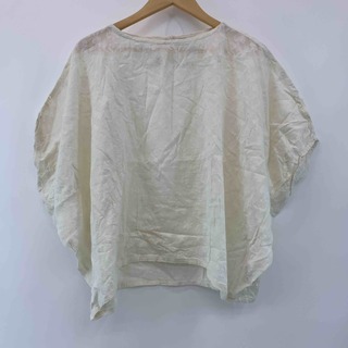 チャイハネ - チャイハネ　HAKURAI　オフホワイト　白　透かし柄　 レディース 半袖シャツ/ブラウス