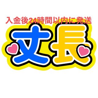 丈長 藤原丈一郎 長尾謙杜 なにわ男子 ファンサうちわ文字(アイドルグッズ)