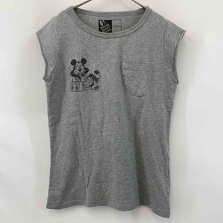 シンプリシテェ(Simplicite)のimplicite シンプリシテェ レディース Tシャツ 半袖 グレー キャラクターTシャツ ディズニー ミッキー(Tシャツ(半袖/袖なし))