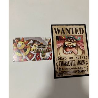 ワンピース(ONE PIECE)のワンピース　ビッグマム　リンリン　手配書、カードセット　麦わらストア特典(その他)