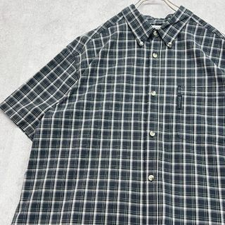 コロンビア(Columbia)のコロンビア　チェックシャツ　BD　ワンポケット　半袖シャツ　古着　チェック　XL(Tシャツ/カットソー(半袖/袖なし))