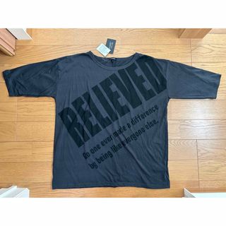 しまむら - 新品未使用 しまむら レディース 半袖 Tシャツ グレー 大きいサイズ 4L